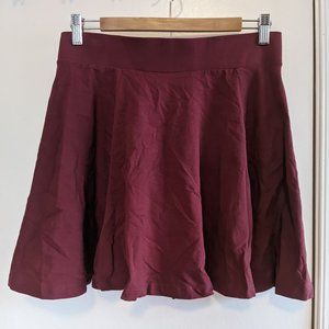 Maroon Skater Skirt
